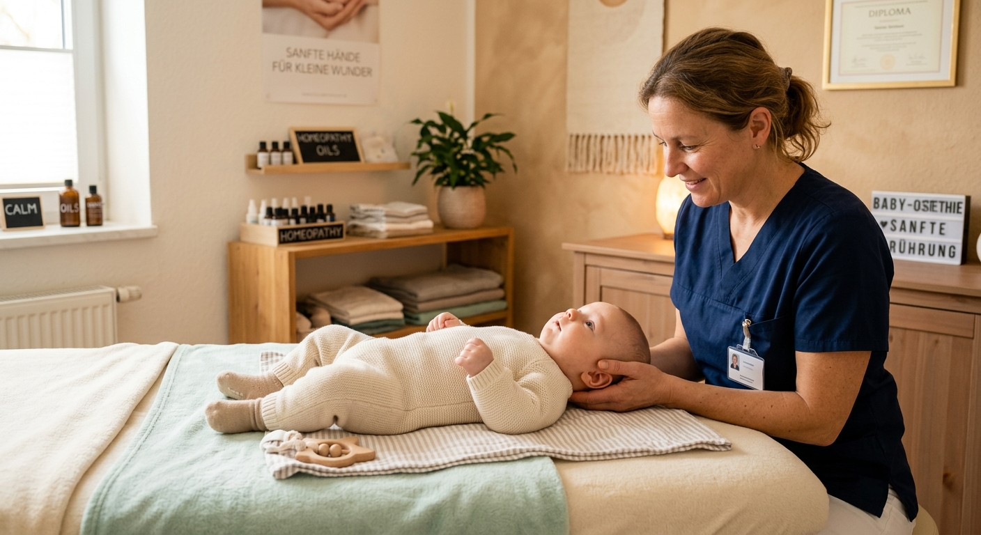 Baby-Osteopathie in Monschau: Sanfte Behandlung für Säuglinge vor Ort und im Umland