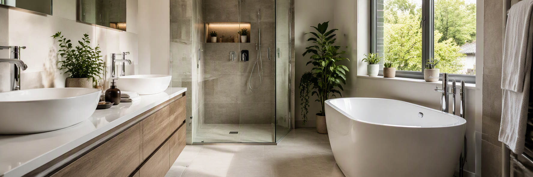 Badsanierung im Altbau in Gütersloh mit moderner, barrierefreier Badgestaltung